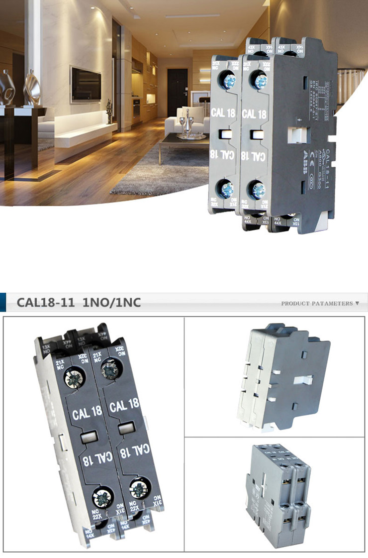 Contactor-auxiliary-contact--CAL18-11---1NO1NC-Supplier
