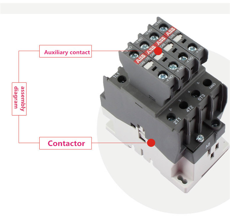 Contator-auxiliar-contact-CA5-10-NO-Alta Qualidade
